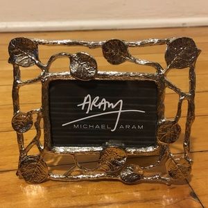 Michael Aram Silver Leaf Frame